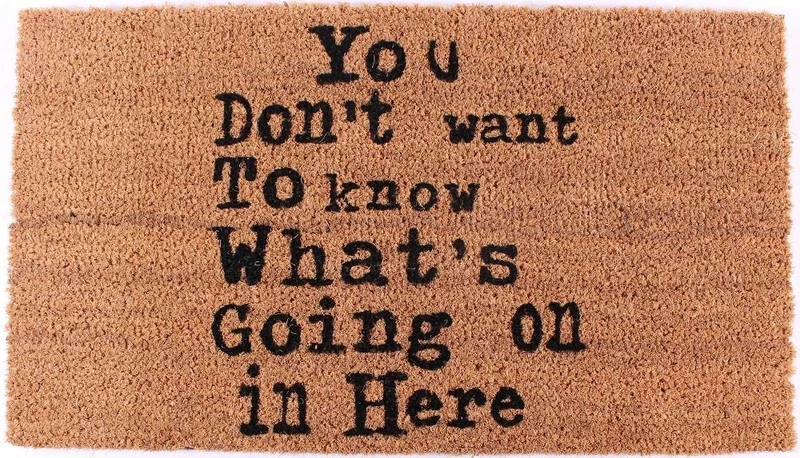 Decorative Coir Entrance Door Mat You don't want to know… 70 cm x 40 cm