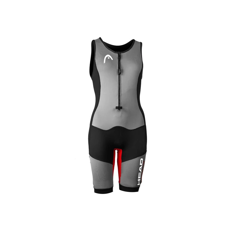 Head Sr Myboost Lite Lady Suit Neoprene,Women, womens, 452557, Black - Silver - Red, S