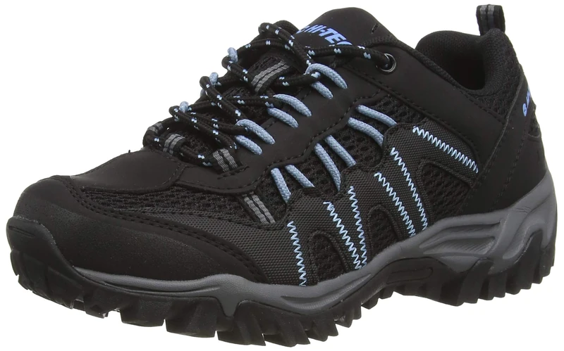 Hi-Tec Women's Jaguar, Black/Forget ME NOT, 5 UK