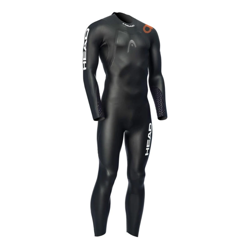 HEAD OW Shell Wetsuit 3.2.2 Man Suit Neoprene,Man, mens, 452653, Black - Orange, 10