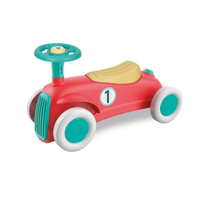 Clementoni- My First Ride On Car: Get In And Play, 100% Recycled Material, Sturdy and Safe Design, Encourages Motor Skills and Balance Development (12+ Months)