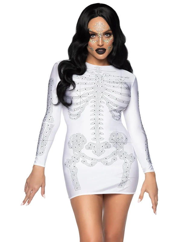 Leg Avenue 86928 00203 Adult Sized Costumes, White, Large - Image 1