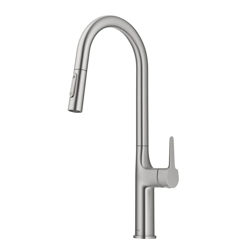 Kraus KPF-3101SFS Oletto Modern Pull-Down Single Handle Kitchen Faucet, Spot Free Stainless Steel