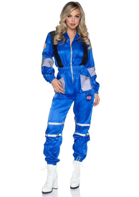 Leg Avenue 86883 03804 Adult Sized Costumes, Women, Solid, Blue, XL - Image 1