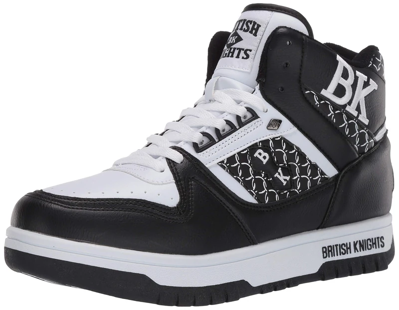 British Knights Men's Kings Sl Sneakers, Black/White, 8 UK