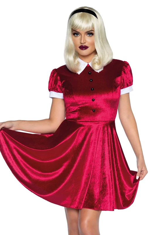 Leg Avenue 86901 03603 Spellbinding Witch Women's Costumes, Burgundy, L