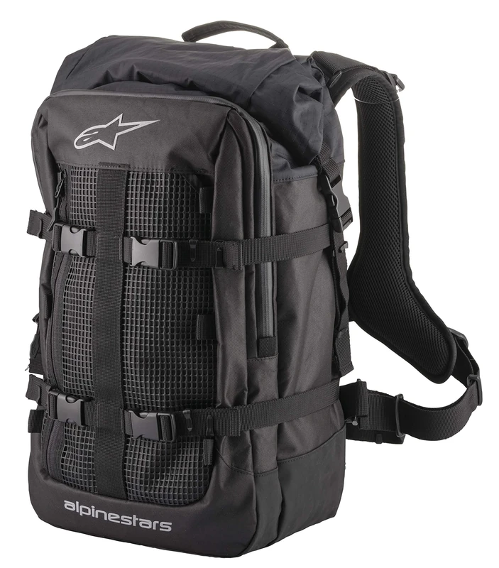 Alpinestars Unisex's Rover Overland Backpack Motorcycle, Black, One Size