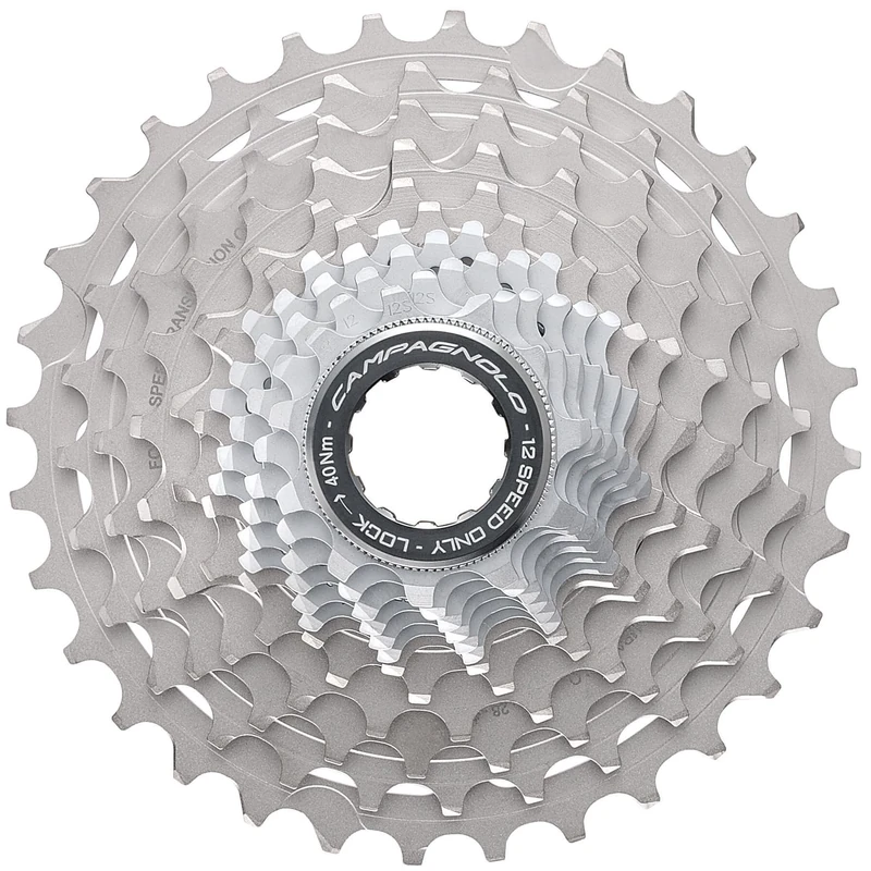 Campagnolo Unisex Super Record 12 Speed Cassette, Silver, 11 34 UK