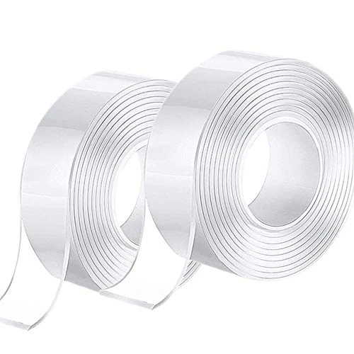 Euiooctory Double Sided Extra Strong Adhesive Tape (3 m x 3 cm x 2 mm – 2 Rolls)