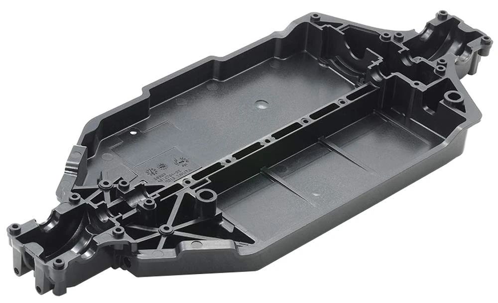 Tamiya 54926 TT-02 Lower Deck Black ABS Plastic RC Car Spare Part