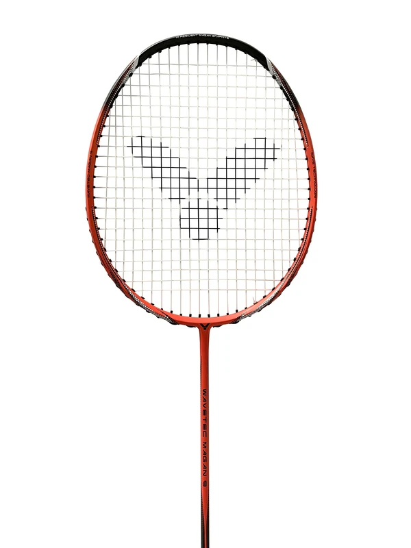 VICTOR Wavetech 7 Badminton Racket for Beginners and Ambitious Players in Red