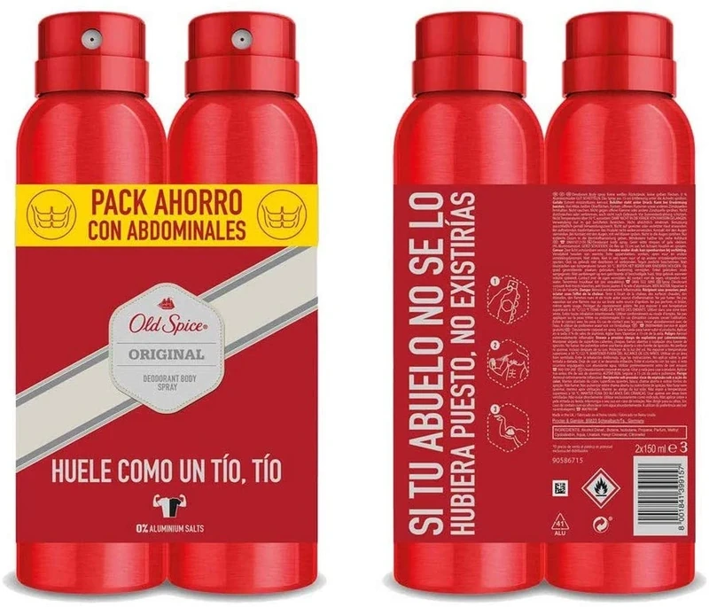 Old Spice Original Deodorant Spray 150ml Set 2 Pieces 2019369457