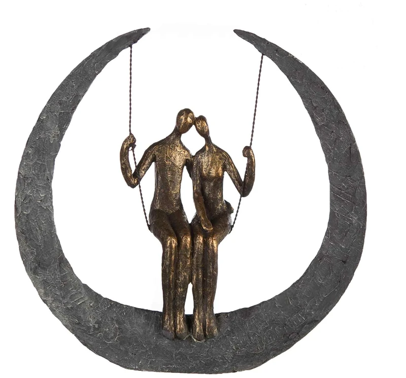 Casablanca modernes Design Sculpture, Poly, Bronze Grey, Höhe 30 cm - Image 1