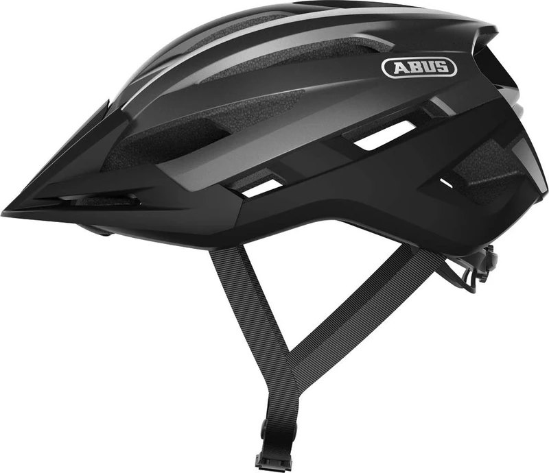 ABUS TrailPaver Unisex Adult Mountain Bike Helmet, Titanium Black, S