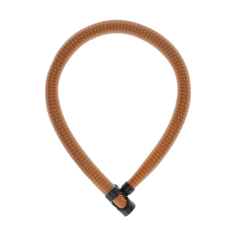 ABUS chain lock IVERA Chain 7210 - Bicycle lock with highly flexible IvyTex synthetic fibre coating - security level 8