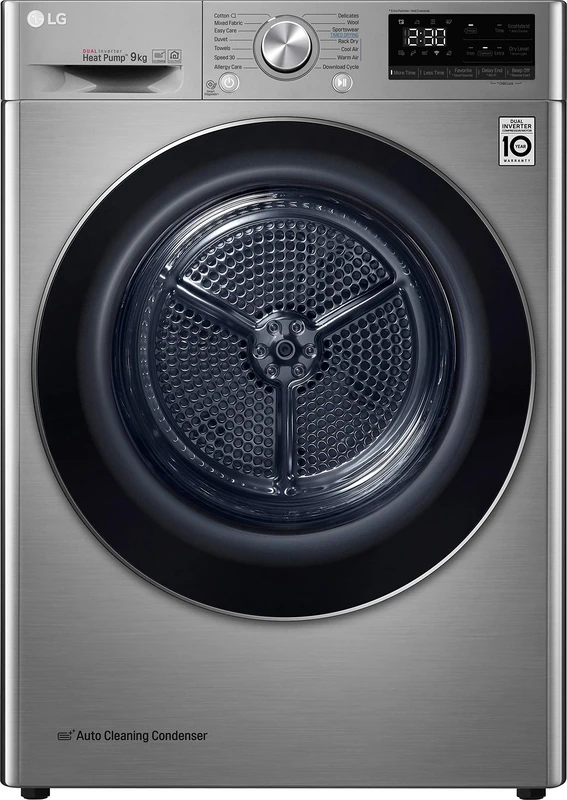 LG V9 FDV909S EcoHybrid 9kg Freestanding Tumble Dryer
