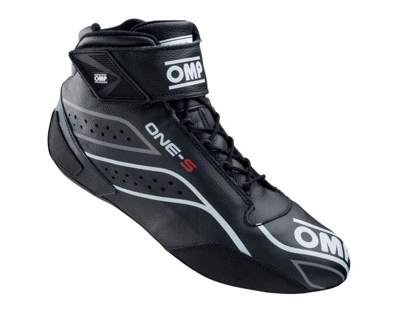 OMP One-S Shoes Black/White/Grey Size 39 Fia 8856-2018 - Image 1