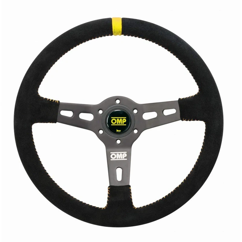 Omp Rs Steering Wheel Black/Yellow D. 350