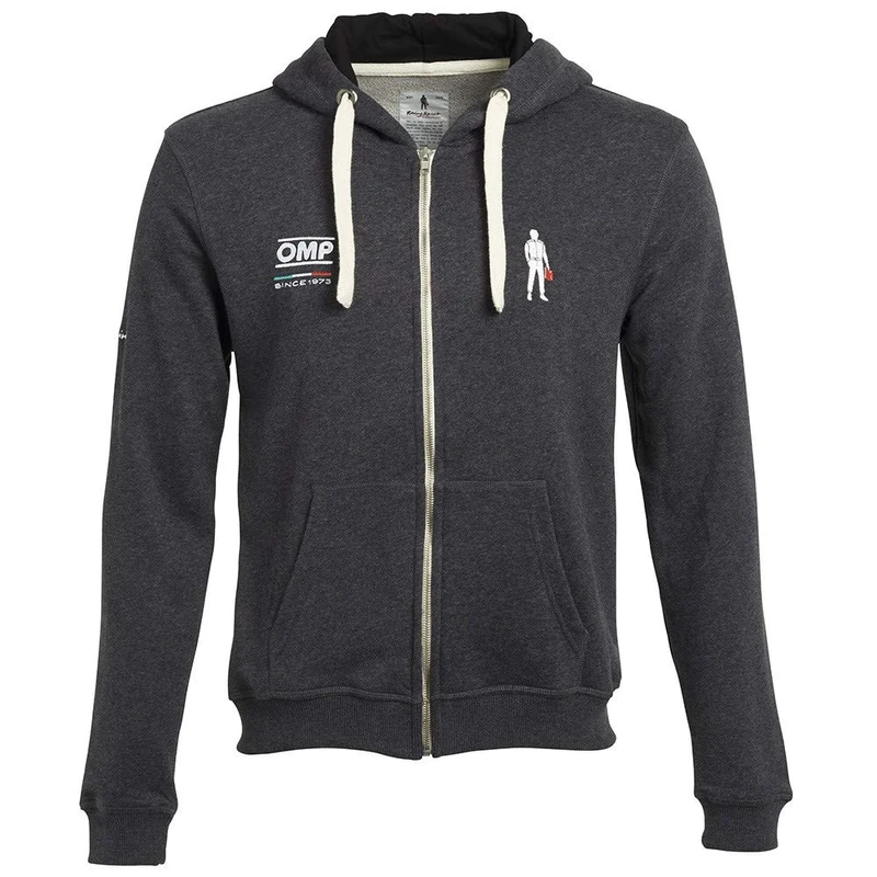 Omp Hoodie Pullover Storm Blue Size 2XL and Racing Spirit Logo