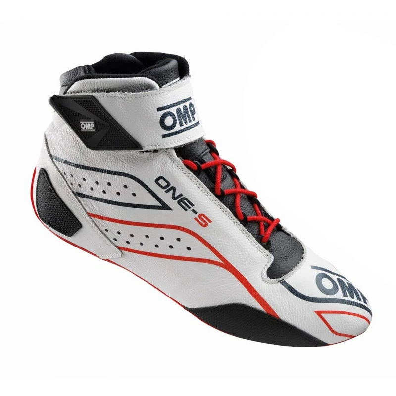 OMP One-S Shoes White/Red/Black Size 47 Fia 8856-2018