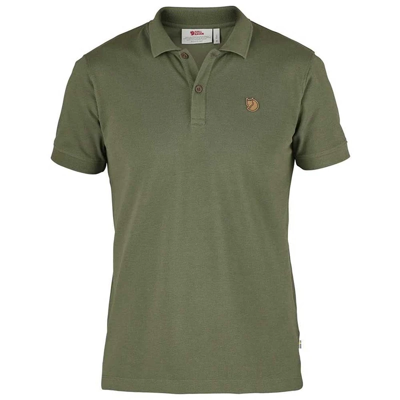 FJALLRAVEN 81511-620 Övik Polo Shirt M T-shirt Men's Green Size L
