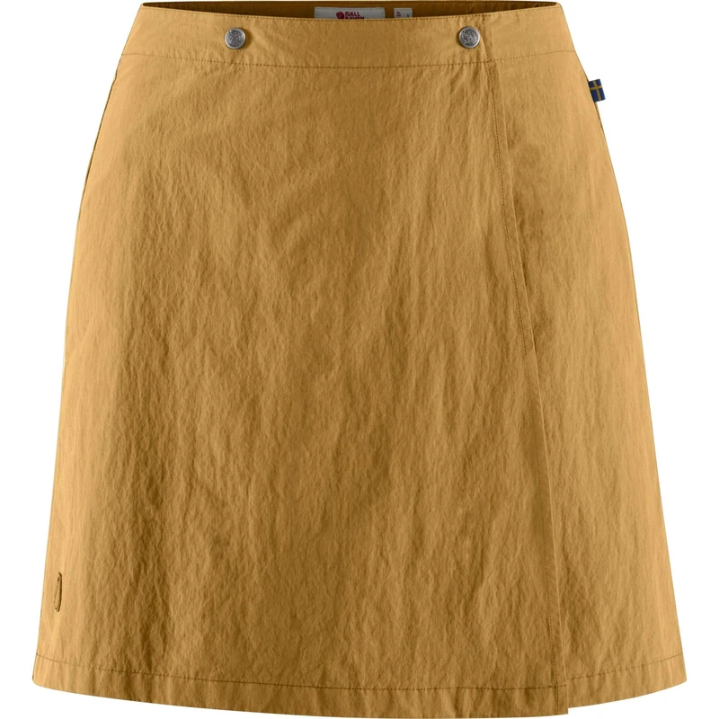 FJALLRAVEN F84760-160 Travellers MT Skort W Ochre 44