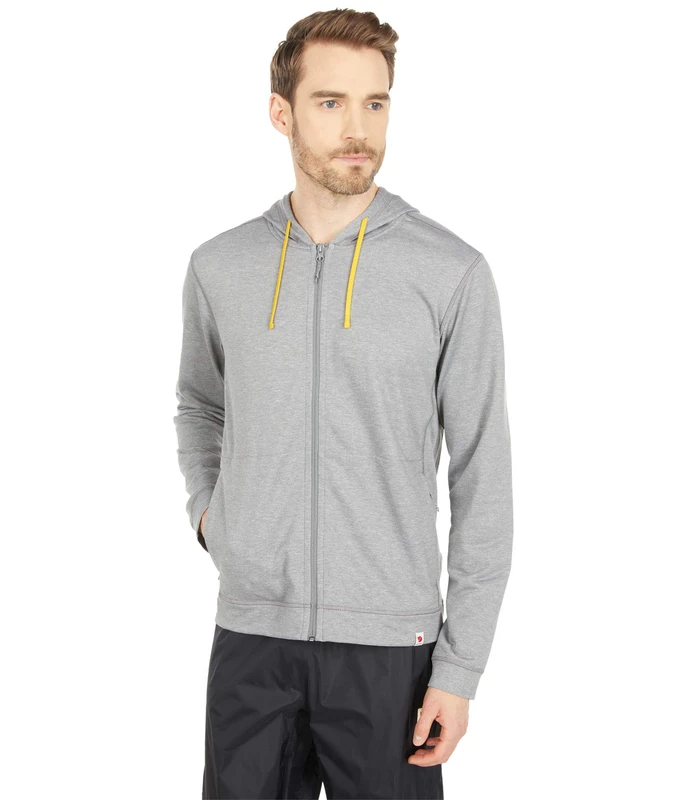 FJALLRAVEN Men's High Coast Lite M Zip Hoodie, Grey (Grey), M UK - Image 1