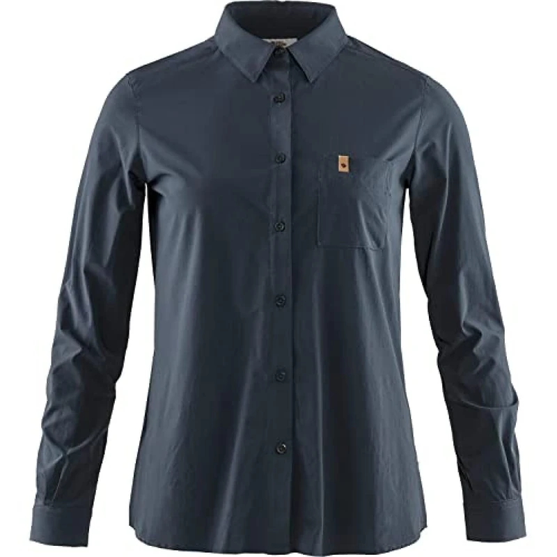 FJALLRAVEN F89980-560 Övik Lite Shirt LS W Navy XXS