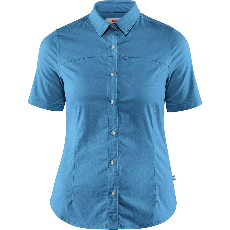 Fjällräven High Coast Stretch Shirt SS W Short Sleeve T-Shirt with Chest Pocket Women (Pack of 1)