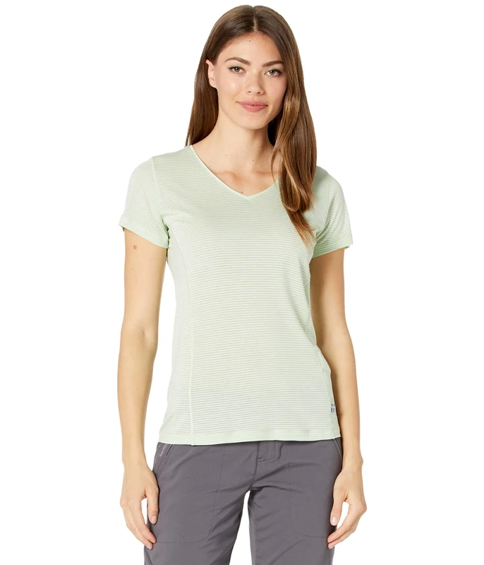 FJALLRAVEN F89472-600 Abisko Cool T-Shirt W Mint Green L - Image 1