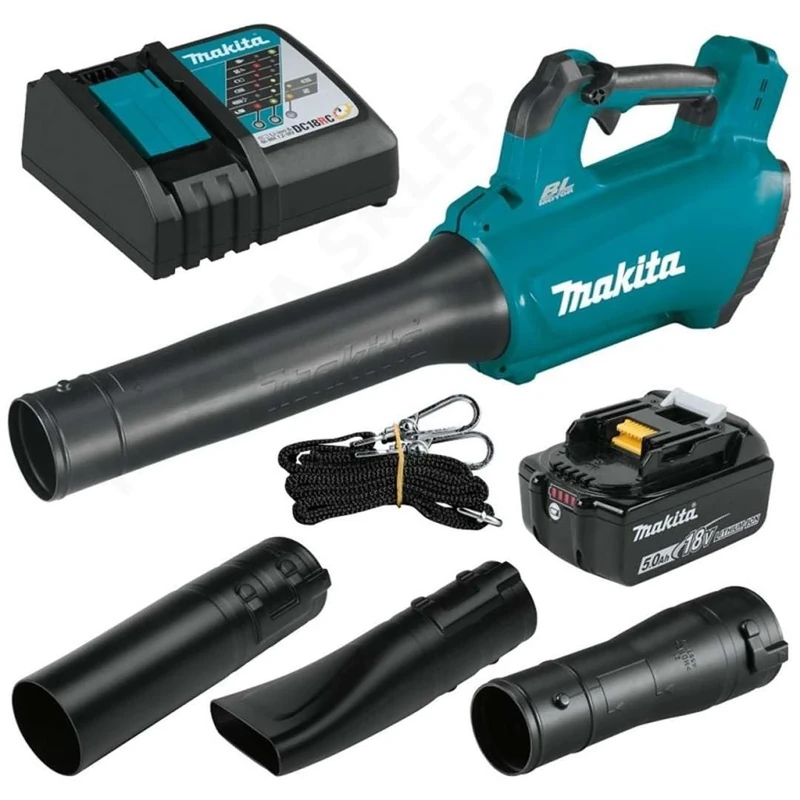 Makita DUB184RT 18V Li-ion LXT Brushless Blower Complete with 1 x 5.0 Ah Battery and Charger