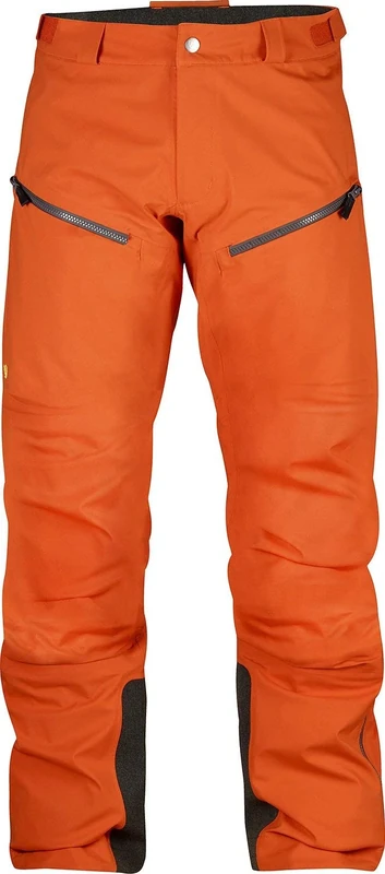 Fjallraven 87404-208 Bergtagen Lite Eco-Shell TRS M Pants Men's Hokkaido Orange Size 52