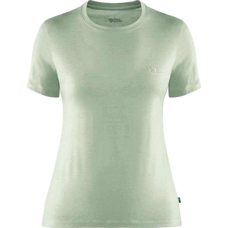FJALLRAVEN F84101-600 Abisko Wool SS W Mint Green M