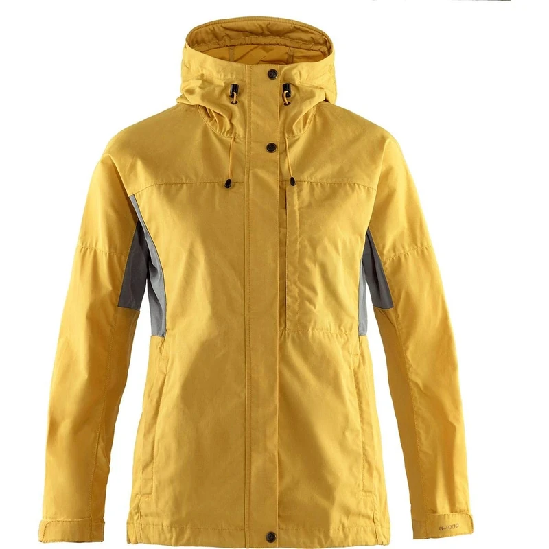 FJALLRAVEN Women's Kaipak W Jackets, Ochre - Super Grey, XS UK - Image 1