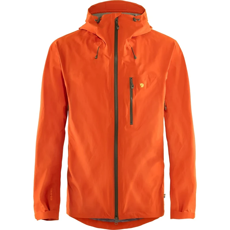 Fjallraven 87403-208 Bergtagen Lite Eco-Shell Jkt M Jacket Men's Hokkaido Orange Size XL