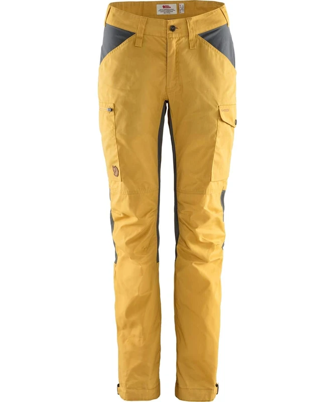FJALLRAVEN F89829-160-046 Kaipak Trousers Curved W Ochre-Super Grey 36