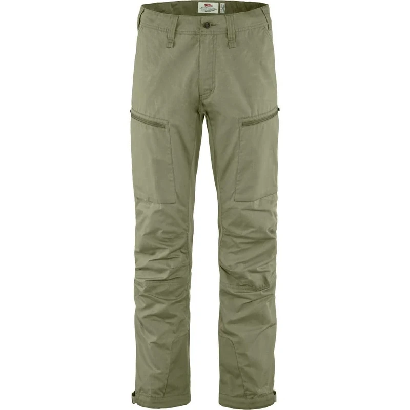 FJÄLLRÄVEN Men's Abisko Lite Trekking M Long Trousers, Light Olive, 50 UK