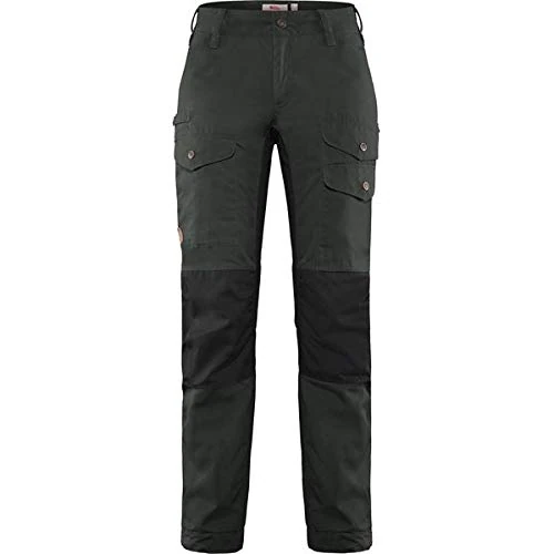 Fjallraven Vidda Pro Ventilated Trs W Short Sport Trousers - Dark Grey-Black, 32