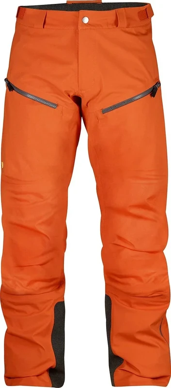 Fjallraven 87404-208 Bergtagen Lite Eco-Shell TRS M Pants Men's Hokkaido Orange Size 48