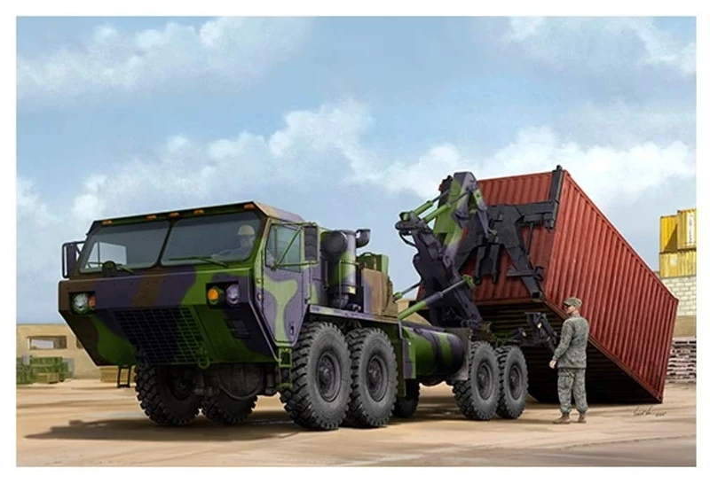 Trumpeter TRU01064 1/35 M1120 HEMTT CHU Plastic Model kit, Multi color