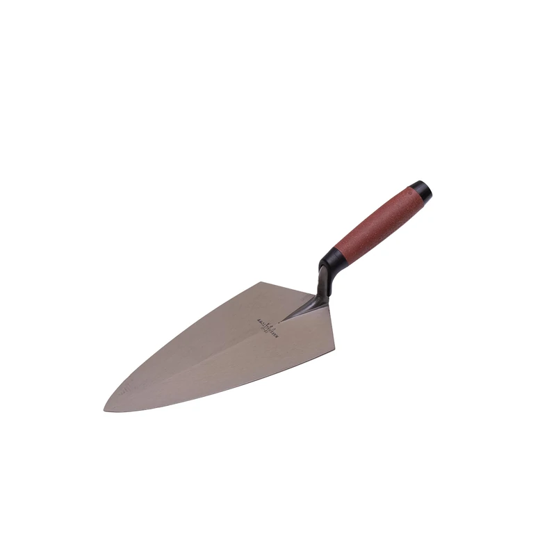MARSHALLTOWN Philadelphia Brick Trowel, 267 x 133 mm Masonry Tool, DuraCork Handle, Made in The USA, 19 10.5DC