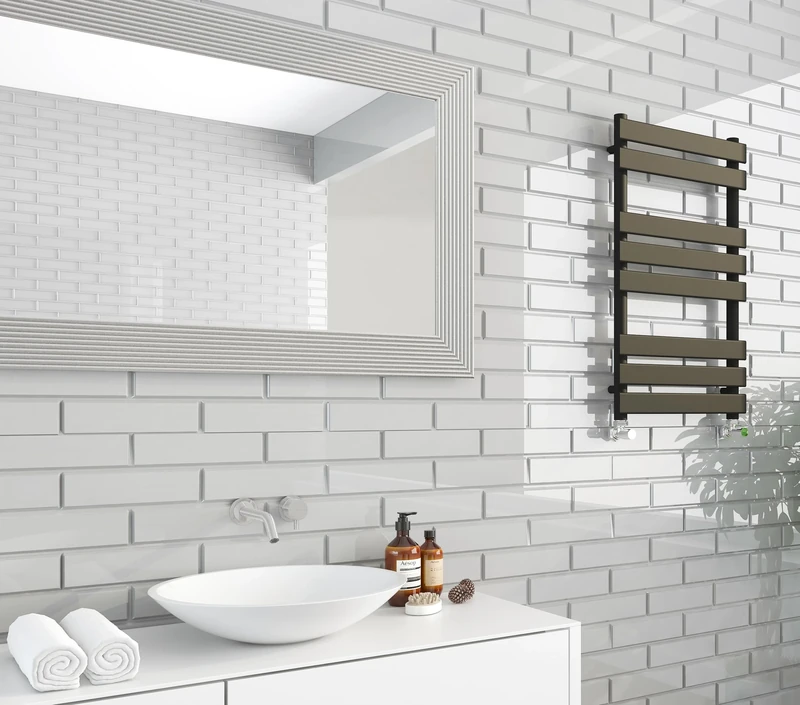 Keenware KTW-232 Hoxton Towel Warmer Radiator, Black