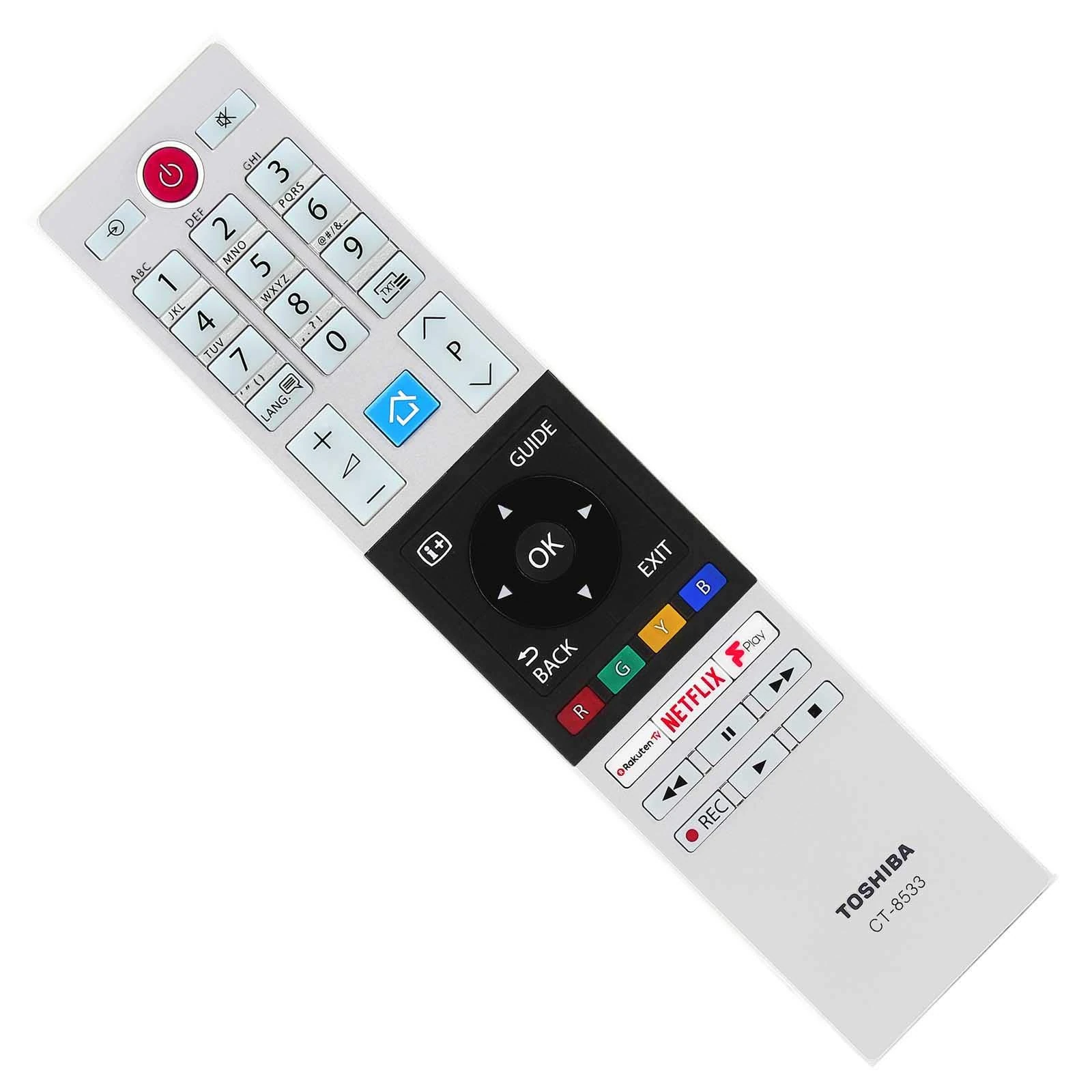 Toshiba CT-8533 Genuine 30099654 RC42150 Remote Control for 43L3863DB 43T6863DB 43U5863DB 43U6863DB 4K Ultra Smart TV's