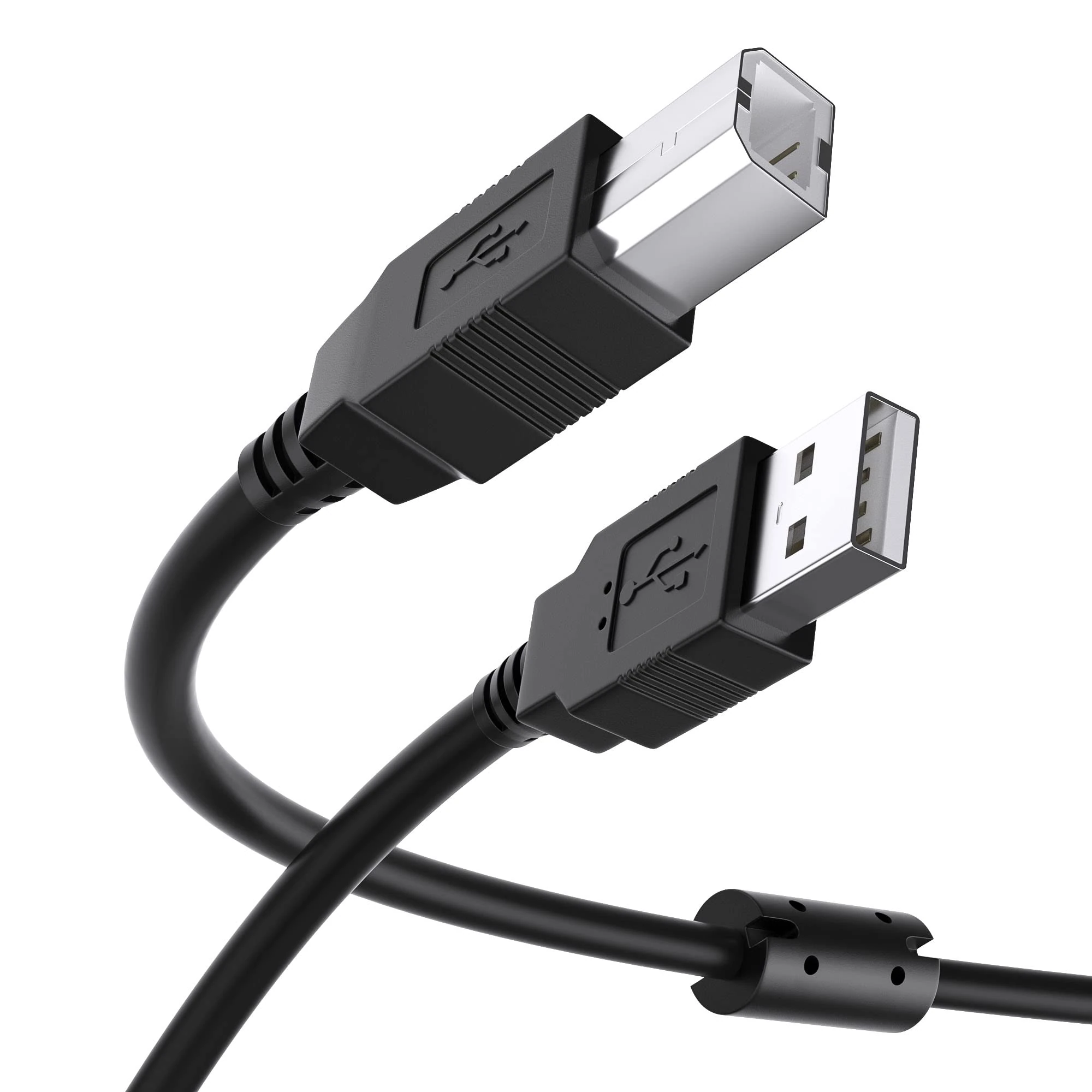 DigitalLife FlexMIDI ProPVC 1.8m USB-A to B MIDI Cable, PVC/ABS for MIDI Controllers and USB Audio Interfaces | Compatible with Windows, macOS, Linux | MIDI-AB180-I