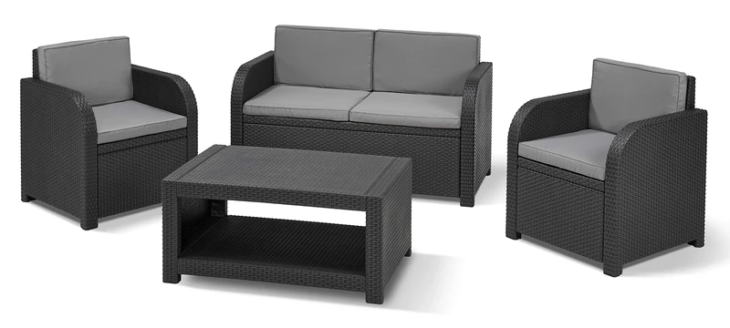 Keter Modena Garden Furniture Lounge Set