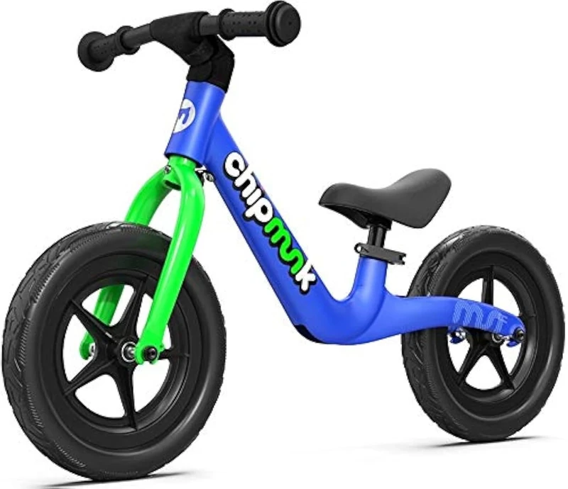 Royalbaby Chipmunk Sport Balance Bike for 2 to 5 Years Boys and Girls, No Pedal Walking Bike with Lightweight Magnesium Frame, EVA Tire, Multicolor Available (blue), 12"
