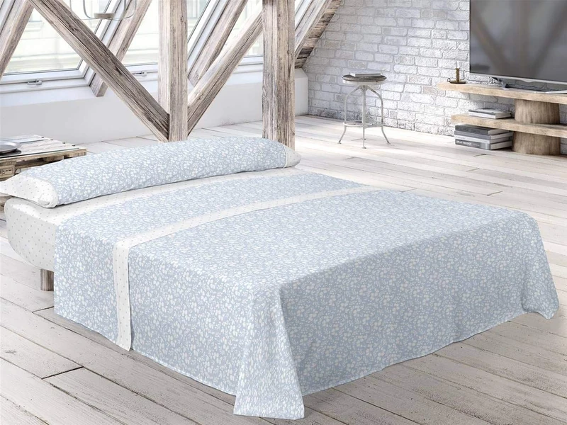 Pierre Cardin Polycotton Duvet Cover Set Blue C2 Bed 135 cm