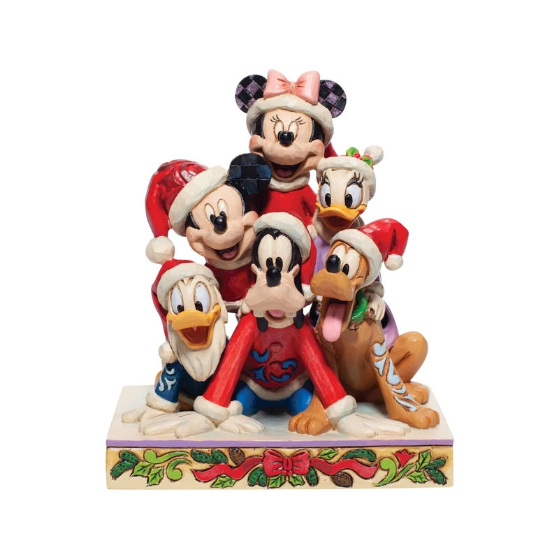 Enesco Jim Shore Stacked Mickey And Friends Figurine