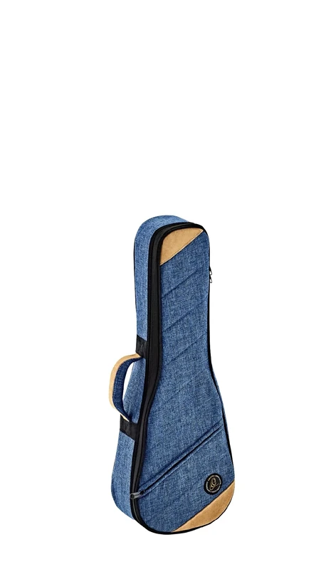 Ortega Guitars Ukulele Soft Case - Case for Concert Ukulele - Height 64 cm - Width 22 cm - Cotton/Canvas, Blue (OSOCAUK-CC-OC)