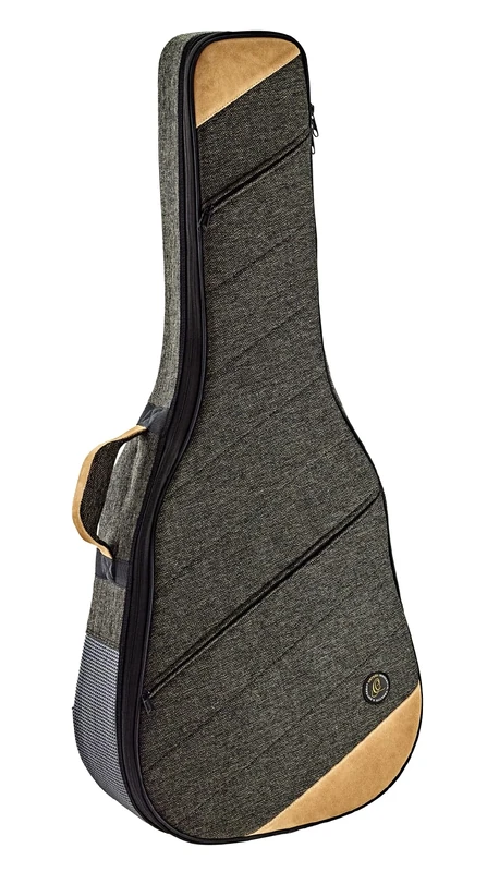 Ortega Guitars Guitar Soft Case - Dreadnought - Case for Acoustic Guitar - Height 107 cm - Width 42 cm - Cotton/Canvas, Mocca (OSOCADN-MO)